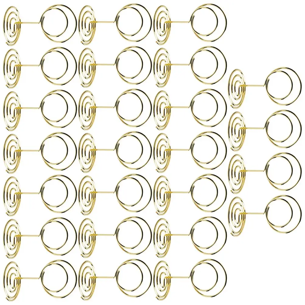 25 Pcs Carbon Steel Wire Message Folder Photo Frames Place Card Holder Retro Bracket Table Number Holders for Weddings Durable
25 Pcs Carbon Steel Wire Message Folder Photo Frames Place Card Holder Retro Bracket Table Number Holders for Weddings Durable