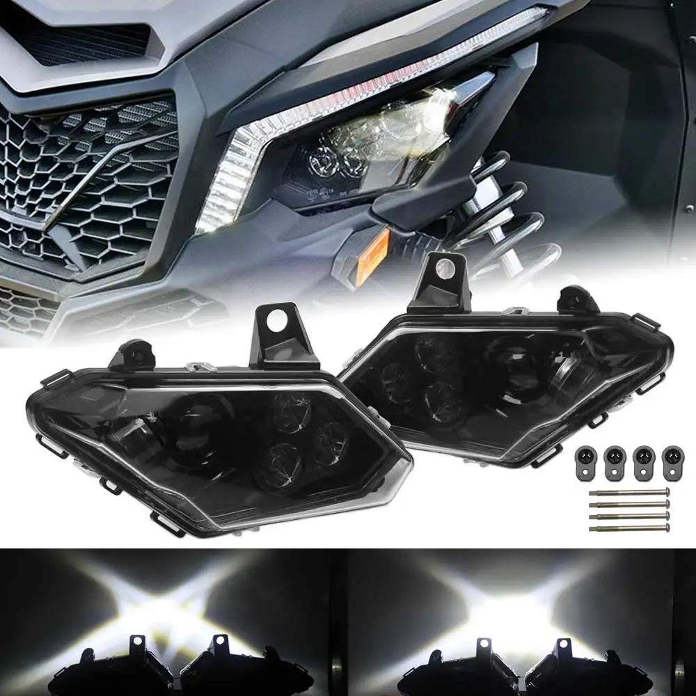 UTV Front LED Headlight Super Bright Hi/Lo Beam Head Lamp Fits For Can Am Maverick X3 XDS XRS Max Turbo R 2/4 Seat 2017-2023
UTV Front LED Headlight Super Bright Hi/Lo Beam Head Lamp Fits For Can Am Maverick X3 XDS XRS Max Turbo R 2/4 Seat 2017-2023