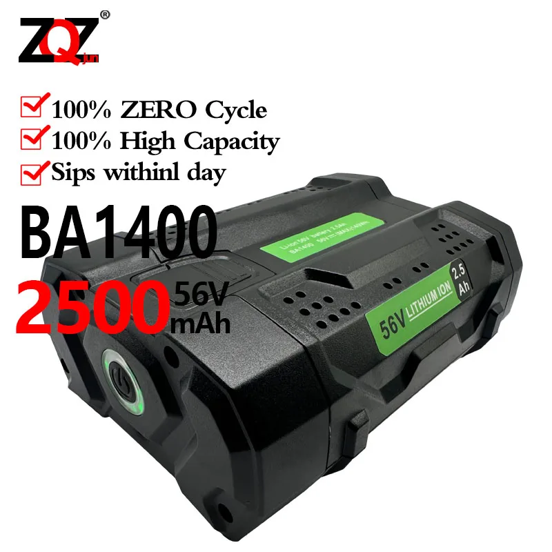 Suitable for EGO 56V lawn mower BA5600T BA4200ST1502LBCS1604 rechargeable lithium battery
Suitable for EGO 56V lawn mower BA5600T BA4200ST1502LBCS1604 rechargeable lithium battery