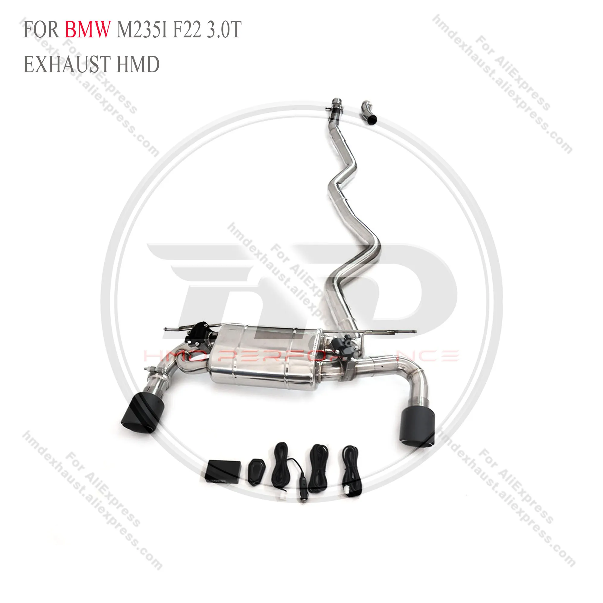 HMD Exhaust System Catback Stainless Steel Performance for BMW M235i F22 3.0T Muffler With Valve
HMD Exhaust System Catback Stainless Steel Performance for BMW M235i F22 3.0T Muffler With Valve