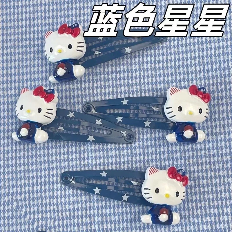 New Kawaii Trio Blue Hello Kitty Star Hairpin Sweet Girl Heart Cartoon Versatile Hair Accessories Girl Gift
New Kawaii Trio Blue Hello Kitty Star Hairpin Sweet Girl Heart Cartoon Versatile Hair Accessories Girl Gift