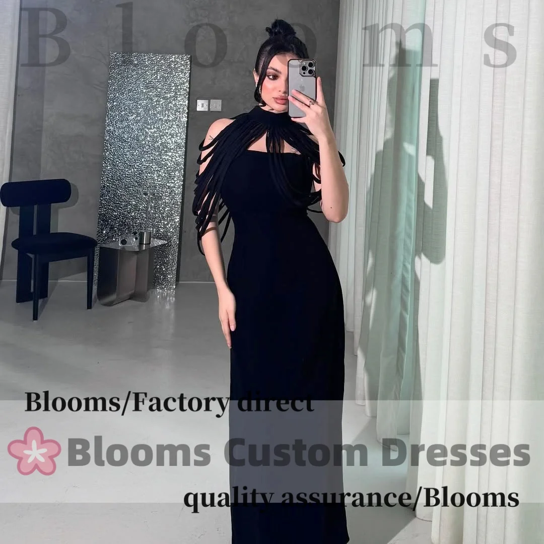 Customized Round Neck Black Evening Dresses with Lines Sleeveless Elegant Party Gown Floor-Length Wedding Prom Dress
Customized Round Neck Black Evening Dresses with Lines Sleeveless Elegant Party Gown Floor-Length Wedding Prom Dress