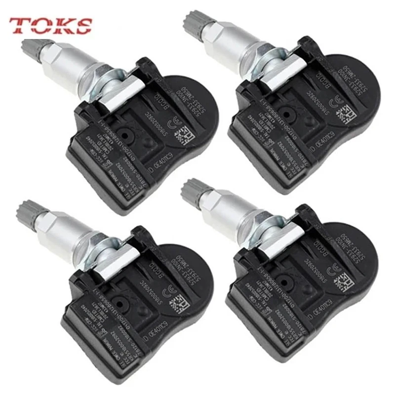 Комплект из 4 датчиков давления в шинах TPMS 433 МГц 52933-2J100 529332J100 52933-3N100 52933-2M650 52933-B1100 для Hyundai Verna Kia Ceed Sor
Комплект из 4 датчиков давления в шинах TPMS 433 МГц 52933-2J100 529332J100 52933-3N100 52933-2M650 52933-B1100 для Hyundai Verna Kia Ceed Sor