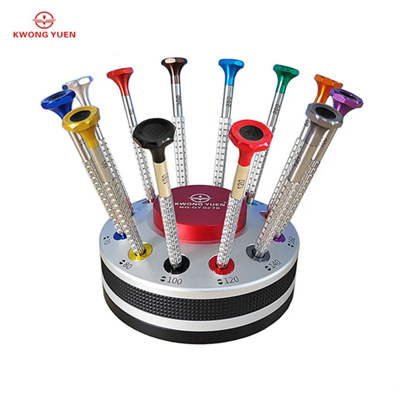 KWONG YUEN Watch Repair Tool Screwdriver Batch Curved Non-Marking Anti-Slip Belt Ball Bearing Flat Modified Cone
KWONG YUEN Watch Repair Tool Screwdriver Batch Curved Non-Marking Anti-Slip Belt Ball Bearing Flat Modified Cone