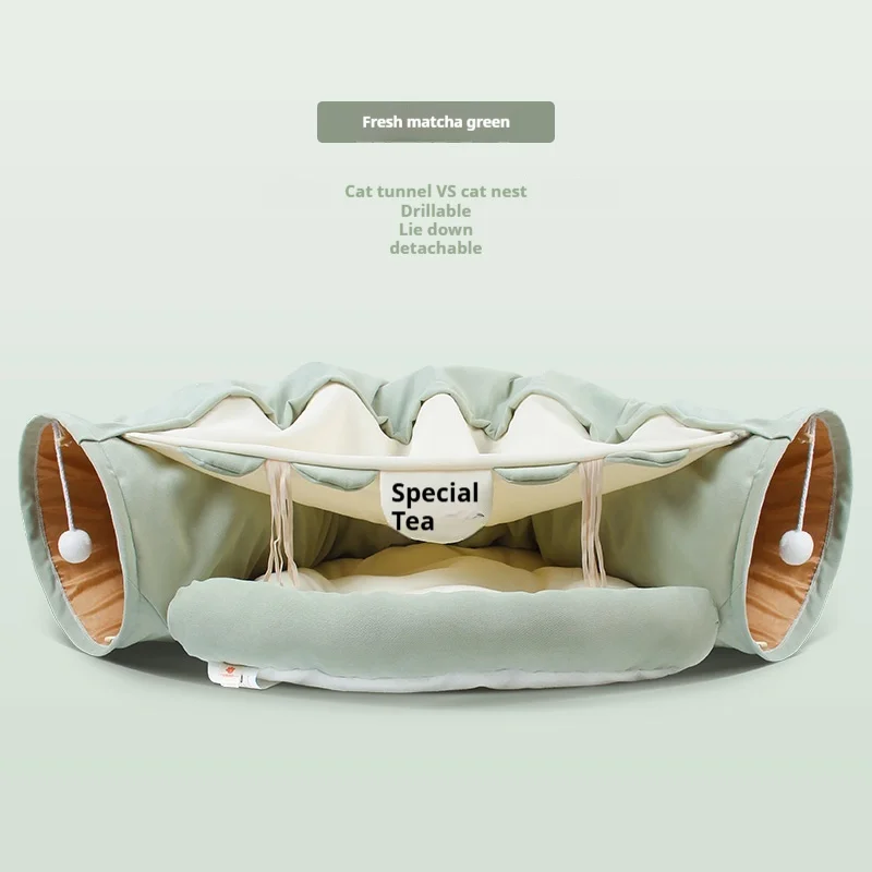 Fun Tunnel Cat Nest Four Seasons Universal Cat Tent Channel Drilling Hole Pet Cat Bed Fashion High Value Practical Home Pets
Fun Tunnel Cat Nest Four Seasons Universal Cat Tent Channel Drilling Hole Pet Cat Bed Fashion High Value Practical Home Pets