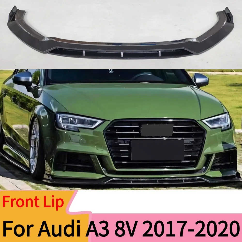 For Audi A3 8V Standard Edition 2017 2018 2019 2020 Car Front Bumper Splitter Lip Diffuser Body Kit Spoiler Guard
For Audi A3 8V Standard Edition 2017 2018 2019 2020 Car Front Bumper Splitter Lip Diffuser Body Kit Spoiler Guard