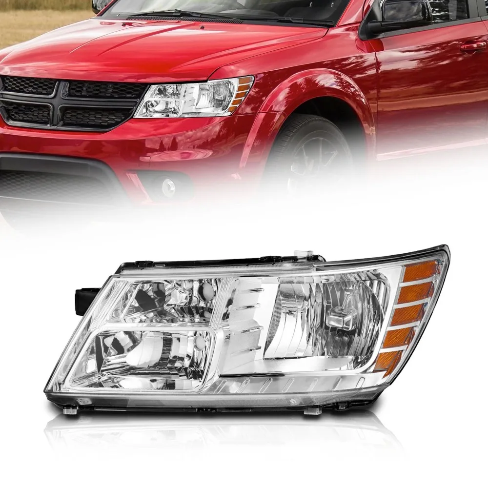 Левая фара для Dodge Journey 2009-2020, хромированная, в сборе, сторона водителя
Левая фара для Dodge Journey 2009-2020, хромированная, в сборе, сторона водителя