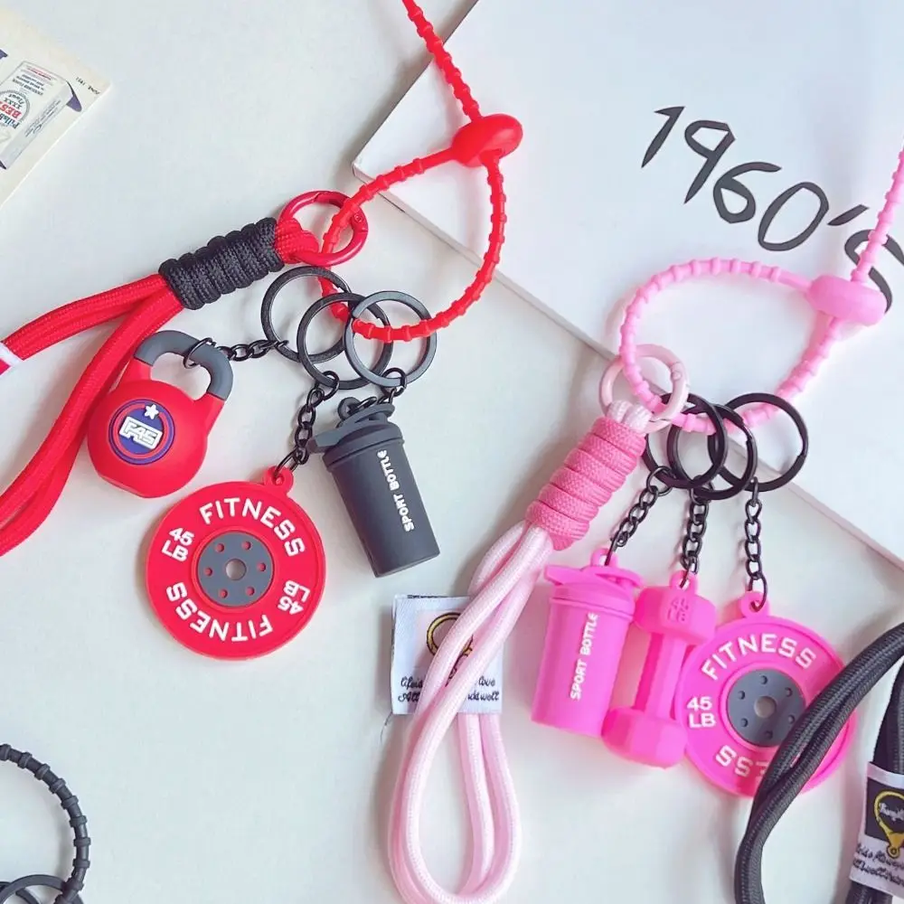 Car Key Ring Hand-Woven Fitness Keychain Weight Plate Anti-Lost Gym Lover Key chain DIY Ins Nylon Rope Pendant Small Gifts
Car Key Ring Hand-Woven Fitness Keychain Weight Plate Anti-Lost Gym Lover Key chain DIY Ins Nylon Rope Pendant Small Gifts