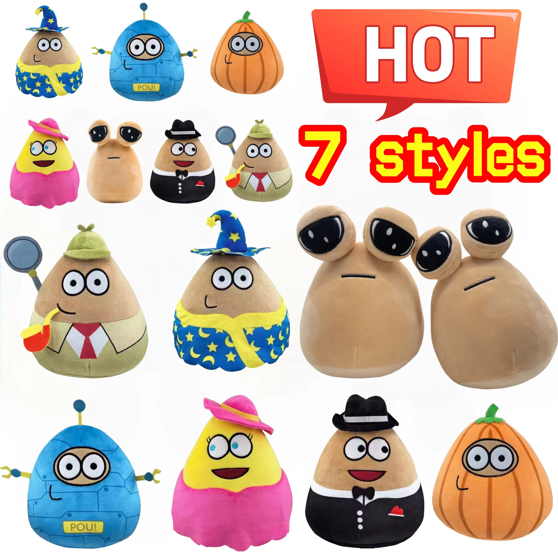 7Styles My Pet Alien Pou Plush Toy Game Role Alien Pou Plush Doll Kawaii Home Decoration Pillow Soft Stuffed Gifts Toy For Kids
7Styles My Pet Alien Pou Plush Toy Game Role Alien Pou Plush Doll Kawaii Home Decoration Pillow Soft Stuffed Gifts Toy For Kids