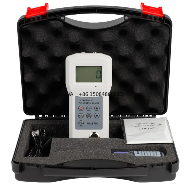 Ultrasonic Thickness Gauge UTG for Steel Iron Plastic Digital Measuring Meter Portable Wall Thickness Tester
Ultrasonic Thickness Gauge UTG for Steel Iron Plastic Digital Measuring Meter Portable Wall Thickness Tester
