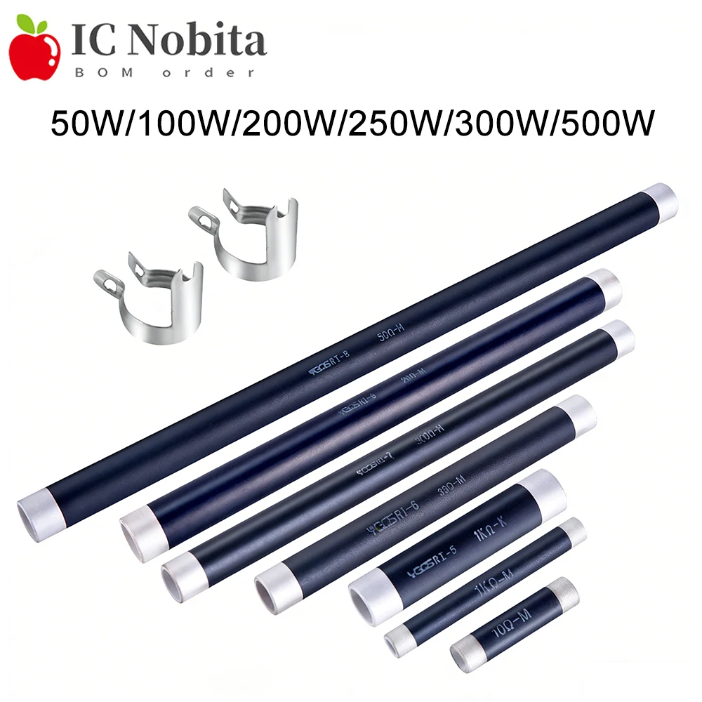 1 шт. RIG мощный высокочастотный высокоэнергетический трубчатый глазурь-пленка неиндуктивный резистор 50 Вт/100 Вт/200 Вт/250 Вт/300 Вт/500 Вт
1 шт. RIG мощный высокочастотный высокоэнергетический трубчатый глазурь-пленка неиндуктивный резистор 50 Вт/100 Вт/200 Вт/250 Вт/300 Вт/500 Вт