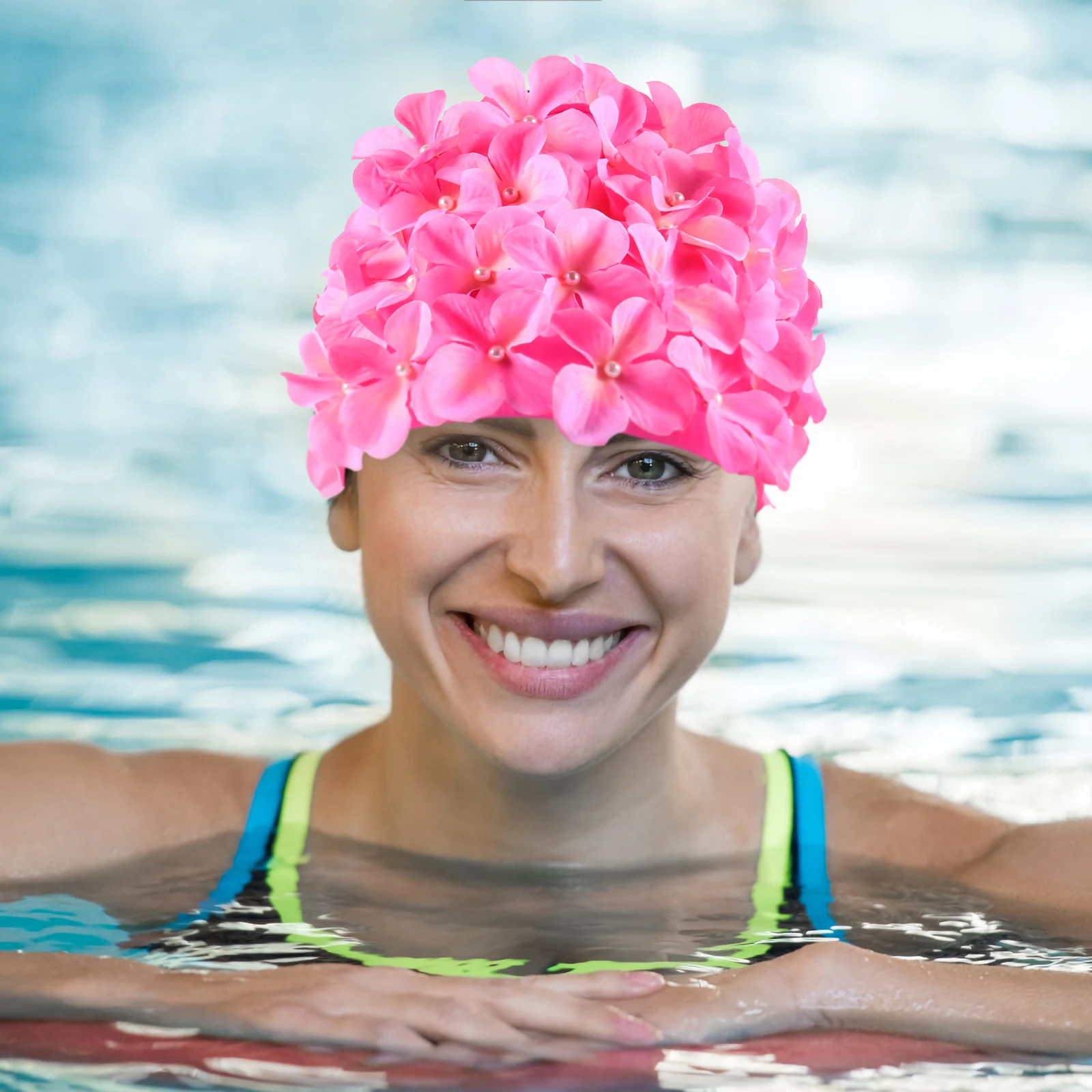 Petal Hair Care Swimming Cap Fabric Fashion Hat Women Pool Turban Stylish Floral Flowered
Petal Hair Care Swimming Cap Fabric Fashion Hat Women Pool Turban Stylish Floral Flowered