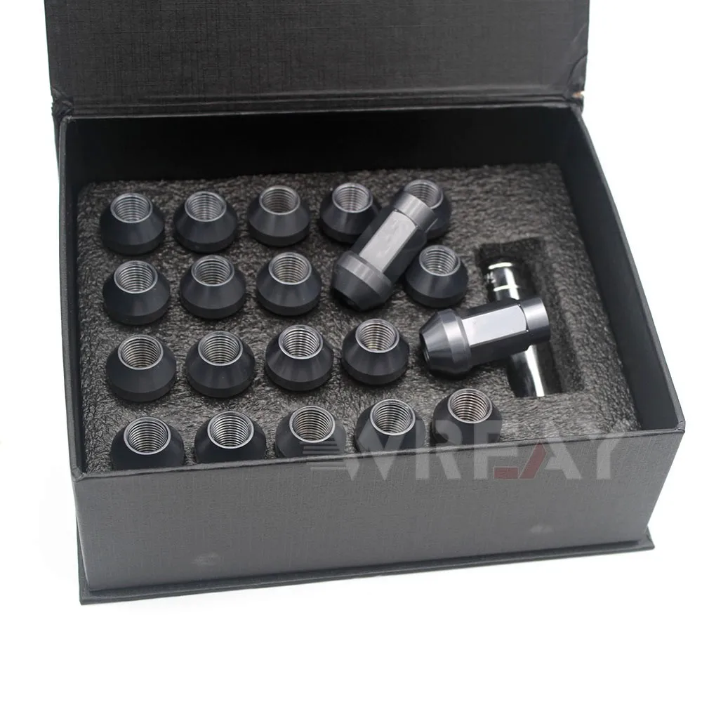 Car Modification 20pcs 7075-T6 Aluminum HEX 19mm Wheel Lug Nuts 46mm Racing Lug Nut M14x1.5 Racing Jdm Style
Car Modification 20pcs 7075-T6 Aluminum HEX 19mm Wheel Lug Nuts 46mm Racing Lug Nut M14x1.5 Racing Jdm Style