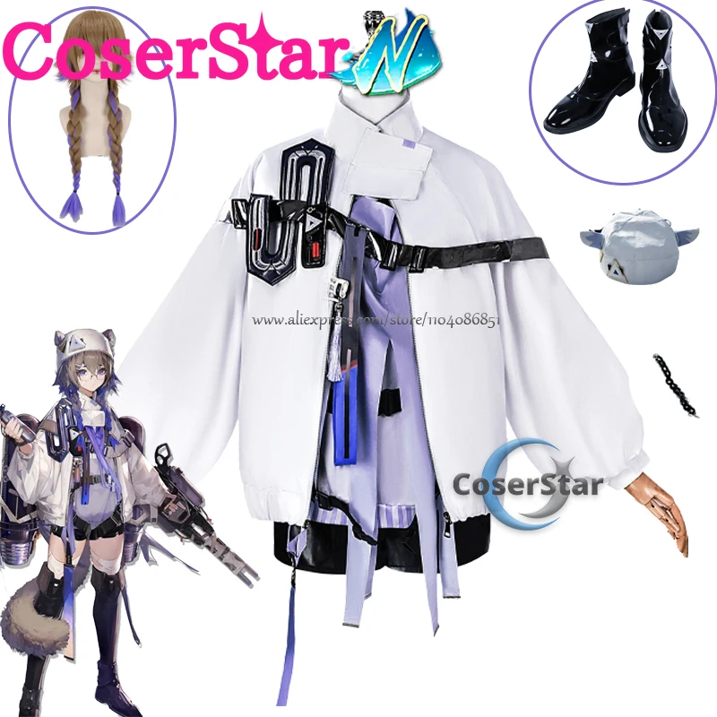 CoserStar-N Anime Arknights Contrail Cosplay Costume Contrail Cosplay Dress Carnival Comic Animation Party Wig Shoes
CoserStar-N Anime Arknights Contrail Cosplay Costume Contrail Cosplay Dress Carnival Comic Animation Party Wig Shoes