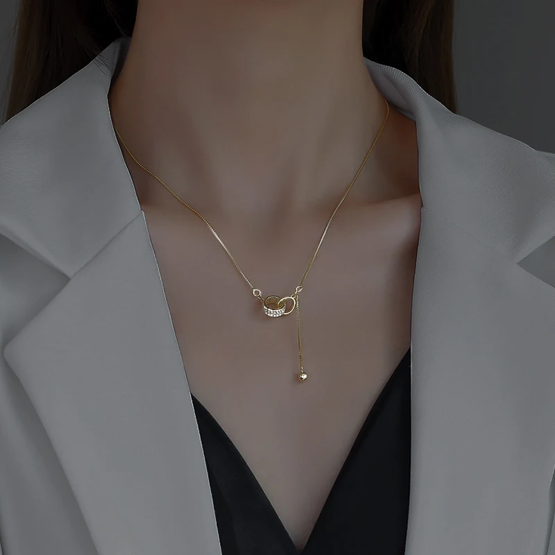 New in Necklace for Women Chains 925 Silver Pendants Hoodie Clavicle Matching Sweater Accessories with Neck Fashion Jewelry
New in Necklace for Women Chains 925 Silver Pendants Hoodie Clavicle Matching Sweater Accessories with Neck Fashion Jewelry