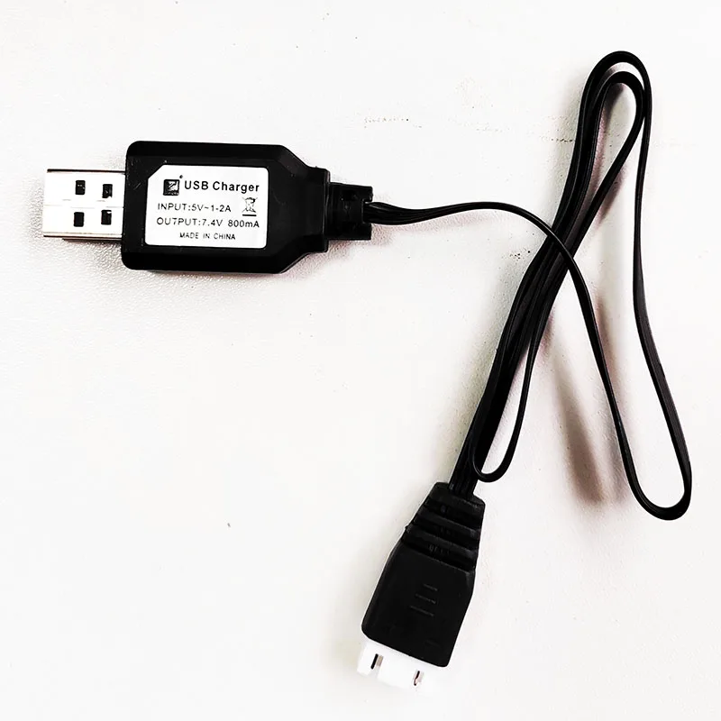 1pcs XH-4P Forward Plug 7.4V 800mA NiMh/NiCd Battery Pack USB Charger Cable for Electric Car Toy USB Charging Cable
1pcs XH-4P Forward Plug 7.4V 800mA NiMh/NiCd Battery Pack USB Charger Cable for Electric Car Toy USB Charging Cable