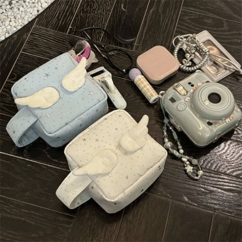 Mini Size Makeup Bag for Women Star Pattern Wings Patchwork Portable Instant Camera Bag Reusable Sweet Aesthetic
Mini Size Makeup Bag for Women Star Pattern Wings Patchwork Portable Instant Camera Bag Reusable Sweet Aesthetic