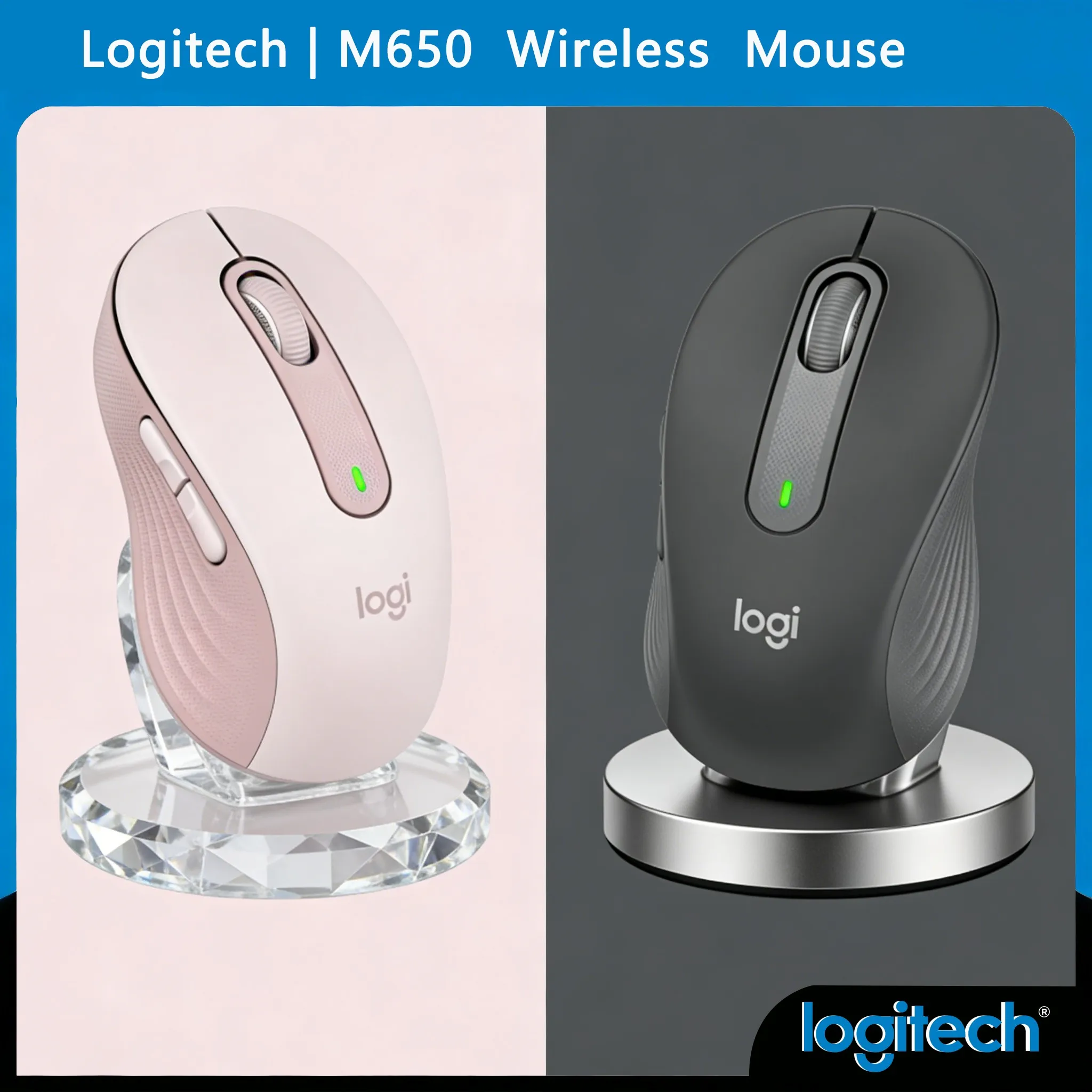 Logitech M650/M650/M650LL Large Hand Mouse - No More Slipping During Work
Logitech M650/M650/M650LL Large Hand Mouse - No More Slipping During Work