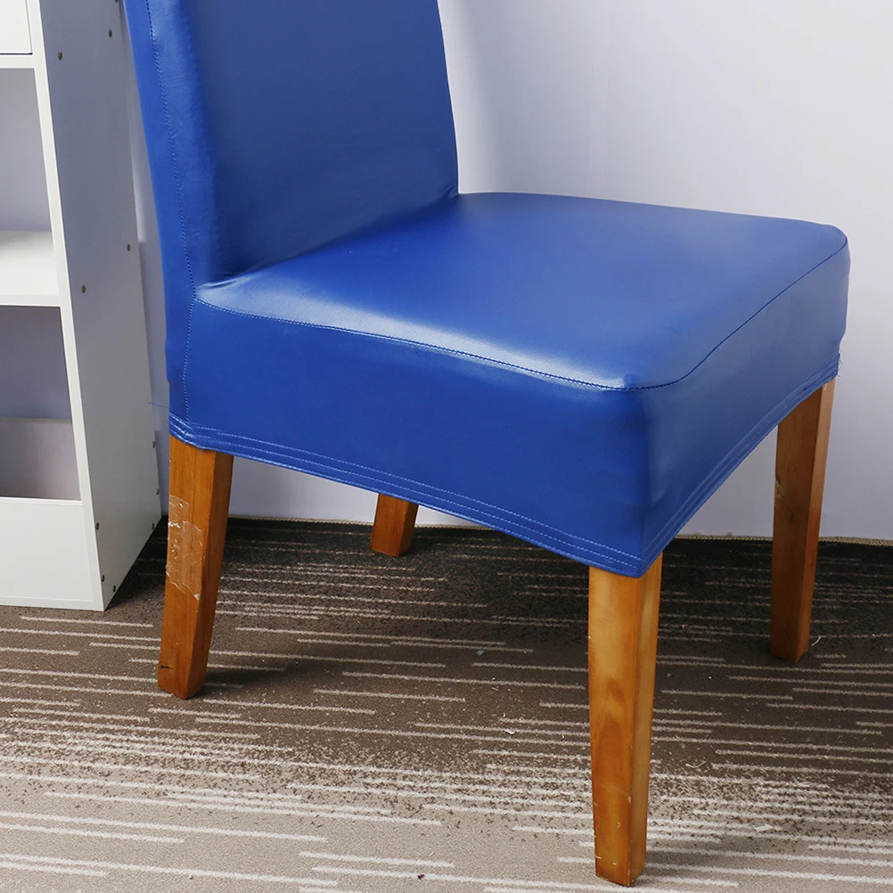 Elastic Chair Cover Blue Stretchy Removable Seat Protector Perfect for Wedding Banquet Office Party Stretchy Chair Cover 
Elastic Chair Cover Blue Stretchy Removable Seat Protector Perfect for Wedding Banquet Office Party Stretchy Chair Cover