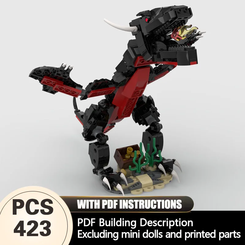 Creators Animal Series Model MOC Building Bricks Black Armored Dragon Modular Technology Gift Holiday Assemble Children Toy Suit
Creators Animal Series Model MOC Building Bricks Black Armored Dragon Modular Technology Gift Holiday Assemble Children Toy Suit