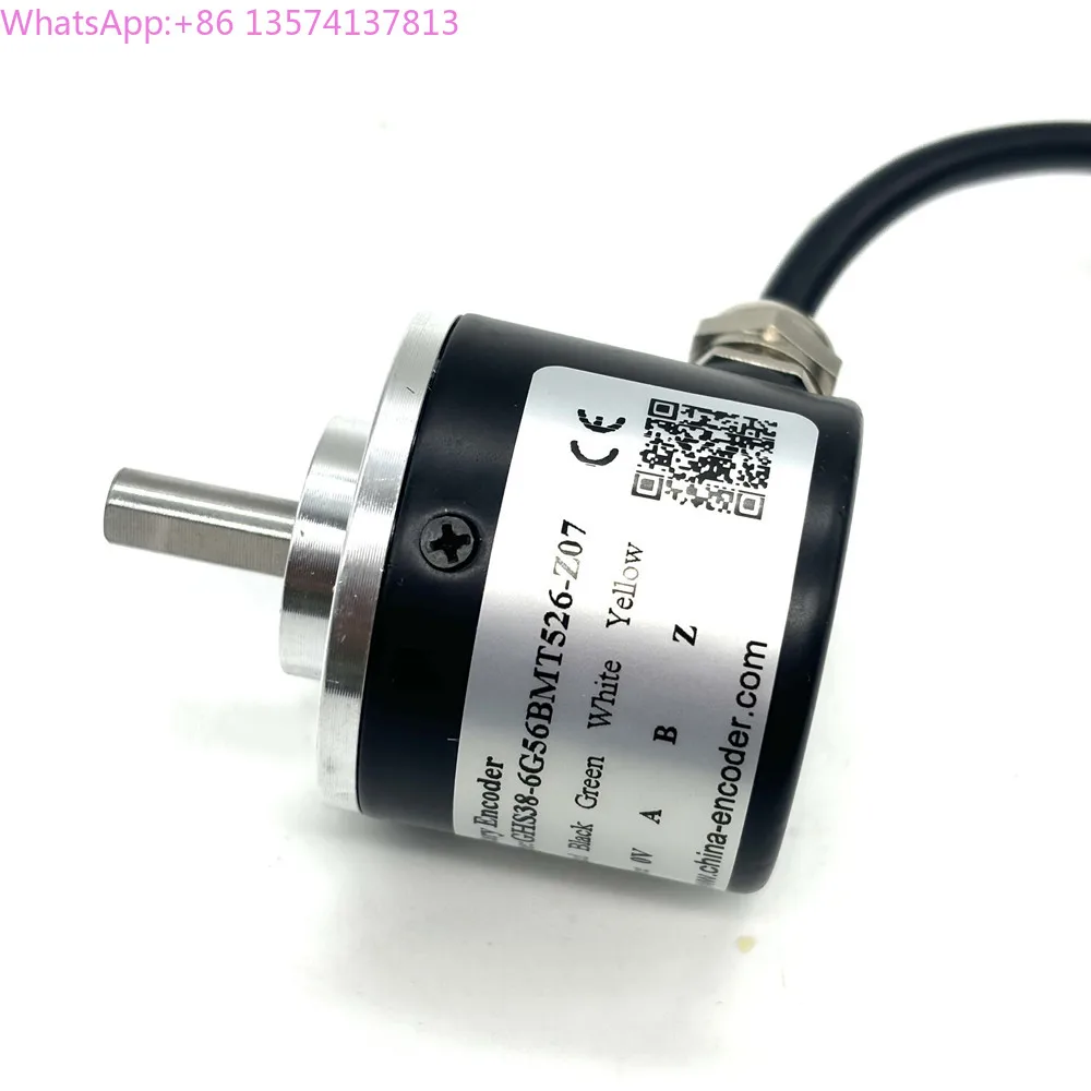GHS3806G-1000BMP526 1000ppr supply voltage 5-26V pushpull output Rotary Encoder 6mm solid shaft encoder GHS38-06G1000BMP526
GHS3806G-1000BMP526 1000ppr supply voltage 5-26V pushpull output Rotary Encoder 6mm solid shaft encoder GHS38-06G1000BMP526