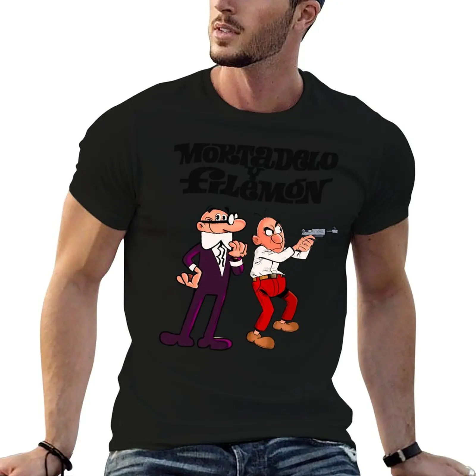 T-Shirt Filemon shirts t shirt t cotton y Mortadelo personalised man
T-Shirt Filemon shirts t shirt t cotton y Mortadelo personalised man