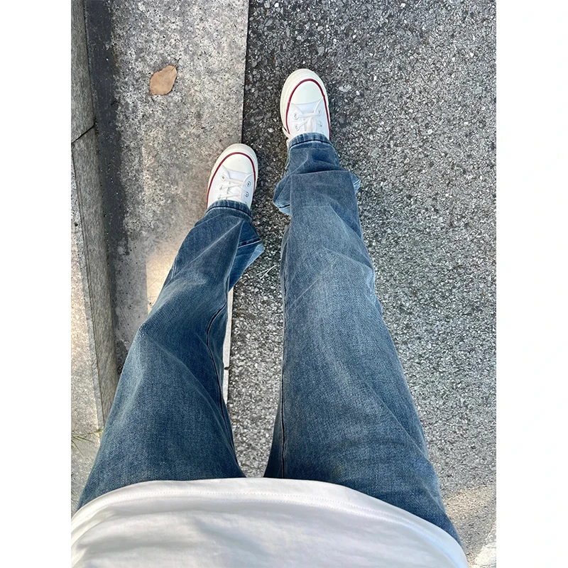 Slim Fit Light Blue Men's Jeans Summer Cleanfit High Street Cool Straight Leg Zipper Closure Casual Denim Pants for Teens
Slim Fit Light Blue Men's Jeans Summer Cleanfit High Street Cool Straight Leg Zipper Closure Casual Denim Pants for Teens