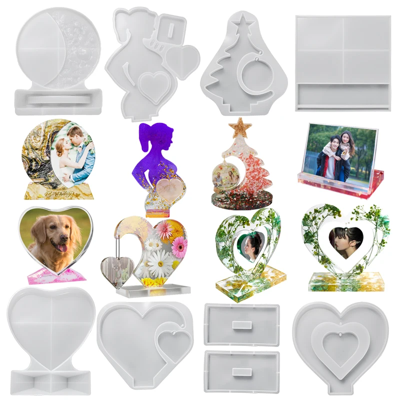 Photo Frame Resin Mold Heart Shape Silicone Photo Frame Casting Molds for Home Decoration DIY Art Crafts Handmade Gift
Photo Frame Resin Mold Heart Shape Silicone Photo Frame Casting Molds for Home Decoration DIY Art Crafts Handmade Gift