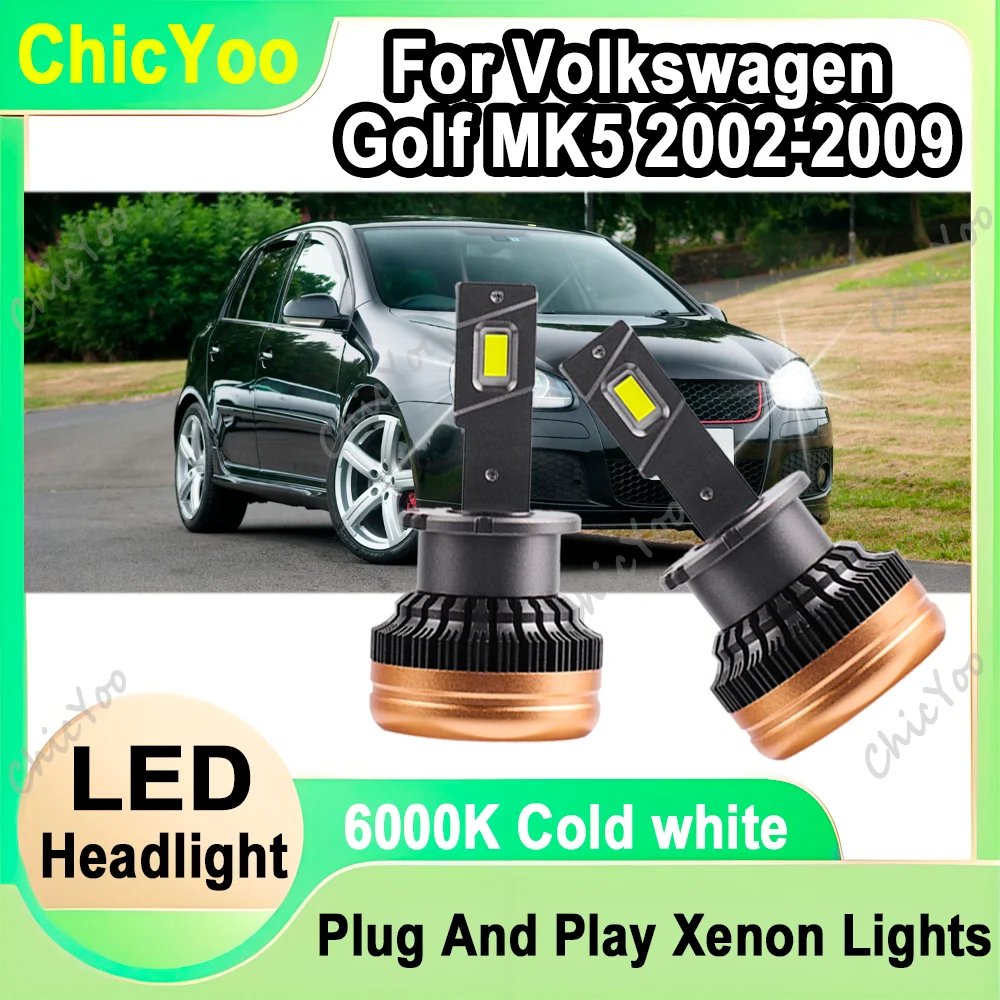 2PCS 6000K Super Bright D2S HID Headlight Bulbs 120W High Power Auto HID Xenon Headlamps 12V For Volkswagen Golf MK5 2002-2009
2PCS 6000K Super Bright D2S HID Headlight Bulbs 120W High Power Auto HID Xenon Headlamps 12V For Volkswagen Golf MK5 2002-2009