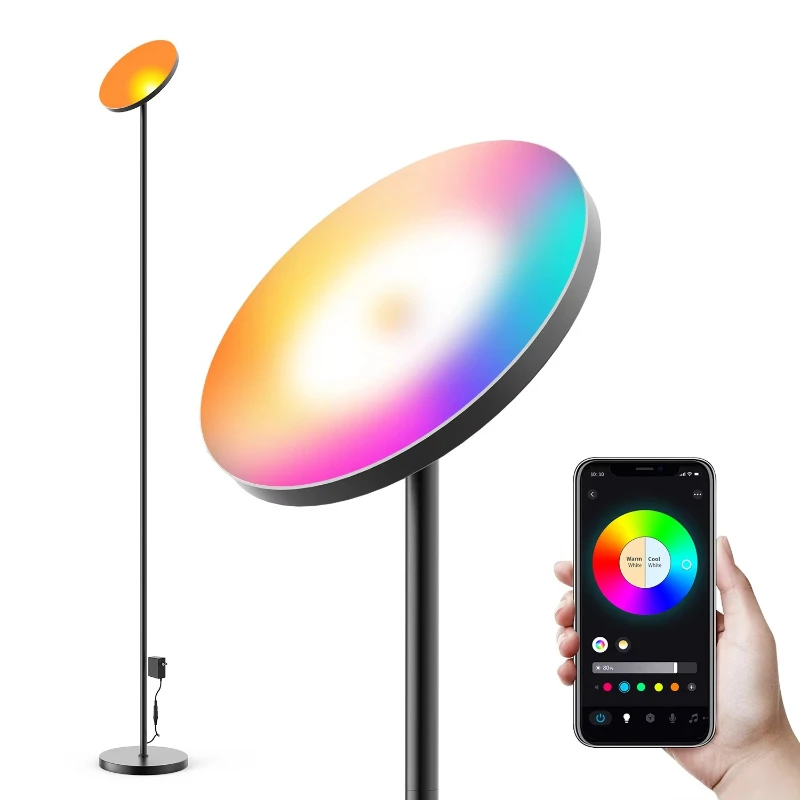 Modern Design RGB Light Emitting Diode Home Decor Floor Light Corner Color Change with App and Remote Control Computer Body
Modern Design RGB Light Emitting Diode Home Decor Floor Light Corner Color Change with App and Remote Control Computer Body