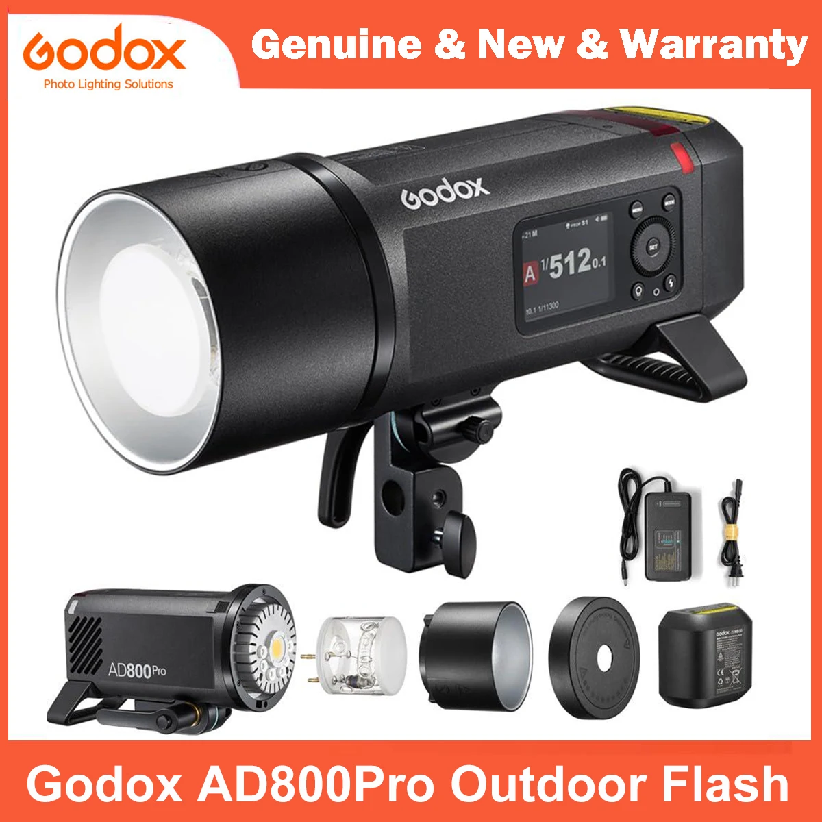 Godox AD800Pro 800Ws TTL Outdoor Flash HSS 1/8000s 2.4G X System Bowens Mount 40W Bi-Color Modeling Light for Studio Wedding
Godox AD800Pro 800Ws TTL Outdoor Flash HSS 1/8000s 2.4G X System Bowens Mount 40W Bi-Color Modeling Light for Studio Wedding
