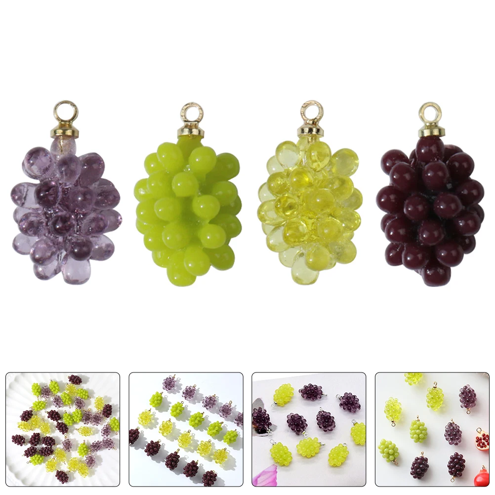 4Pcs Grape Shaped Resin Pendant Charms Purple Green DIY Jewelry Making Supplies Crafts Accessories Lightweight Durable Smooth
4Pcs Grape Shaped Resin Pendant Charms Purple Green DIY Jewelry Making Supplies Crafts Accessories Lightweight Durable Smooth