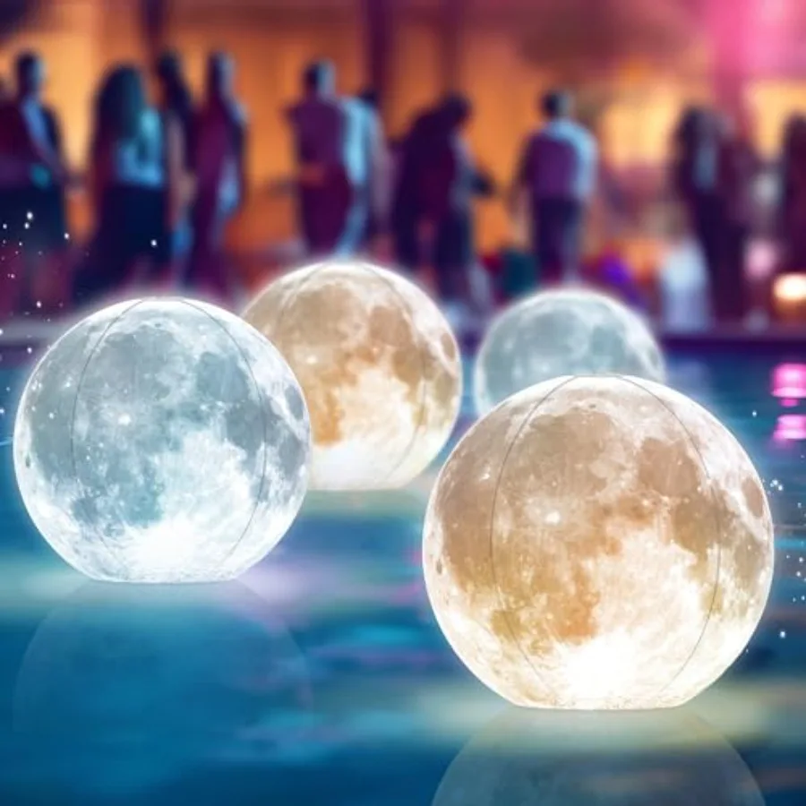 Full Moon Floating Pool Lights Solar Powered - 14 Solar LED Light Balls, Waterproof Swimming Pool Accessories for Inground Pool
Full Moon Floating Pool Lights Solar Powered - 14 Solar LED Light Balls, Waterproof Swimming Pool Accessories for Inground Pool