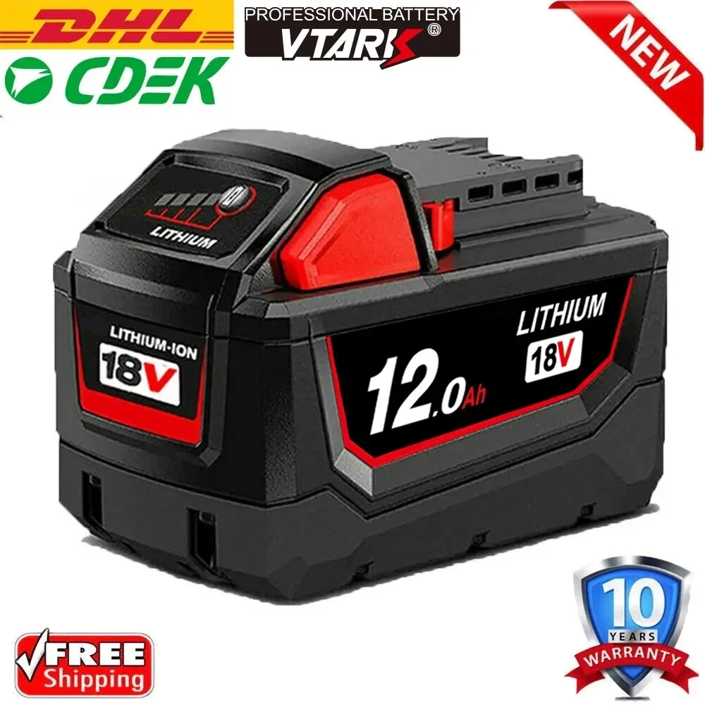 Новый 18 В для Milwaukee M18 M18B6 18 В XC 12 Ач 9 Ач литий-ионный аккумулятор 48-11-1860/зарядное устройство
Новый 18 В для Milwaukee M18 M18B6 18 В XC 12 Ач 9 Ач литий-ионный аккумулятор 48-11-1860/зарядное устройство