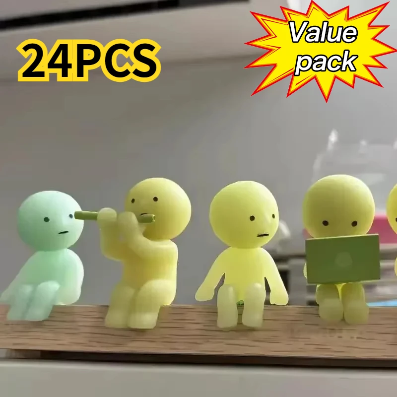 Upgrade 24pcs SMISKI Life Series Glow-in-the-dark Doll Blind Box Corner Decorative Tabletop Model Christmas Toy Surprise Gift
Upgrade 24pcs SMISKI Life Series Glow-in-the-dark Doll Blind Box Corner Decorative Tabletop Model Christmas Toy Surprise Gift
