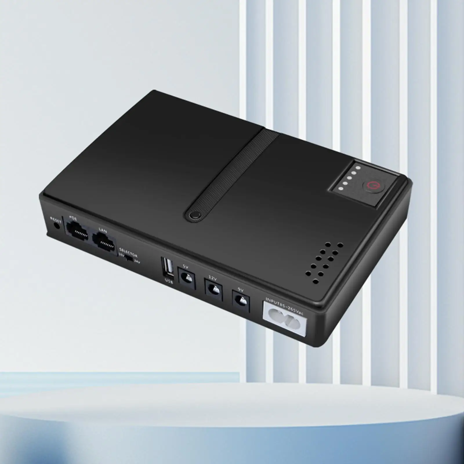 Mini Ups Battery Backup Power Source Compact Uninterrupted Power Supply for Security Camera Fingerprint Attendance Machine Modem
Mini Ups Battery Backup Power Source Compact Uninterrupted Power Supply for Security Camera Fingerprint Attendance Machine Modem
