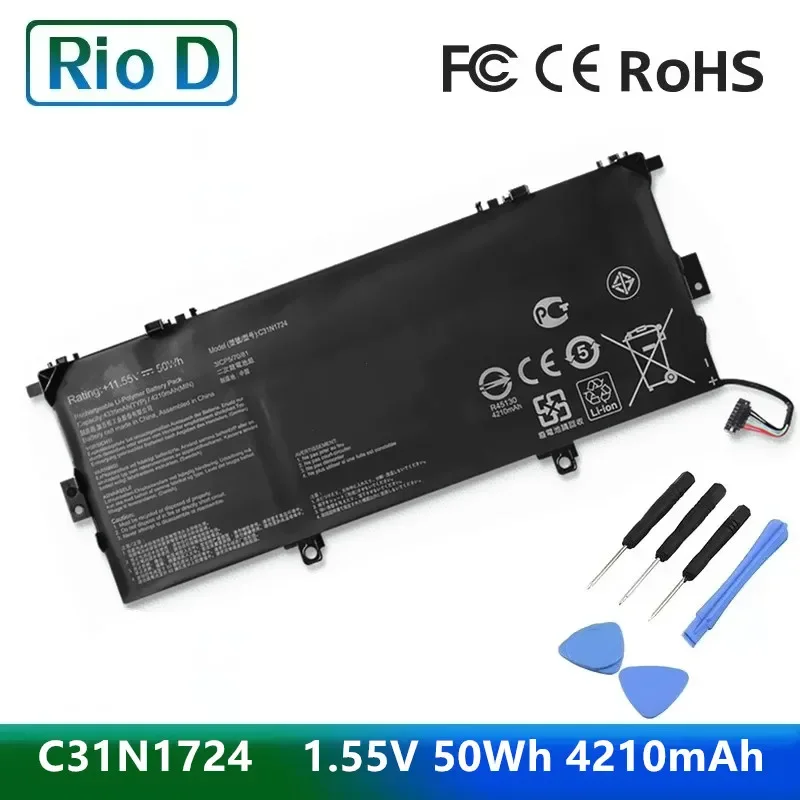 C31N1724 1,55 В 50 Втч 4210 мАч Аккумулятор для ноутбука ASUS ZenBook 13 UX331U UX331FAL U3100FAL UX331FALBH71
C31N1724 1,55 В 50 Втч 4210 мАч Аккумулятор для ноутбука ASUS ZenBook 13 UX331U UX331FAL U3100FAL UX331FALBH71