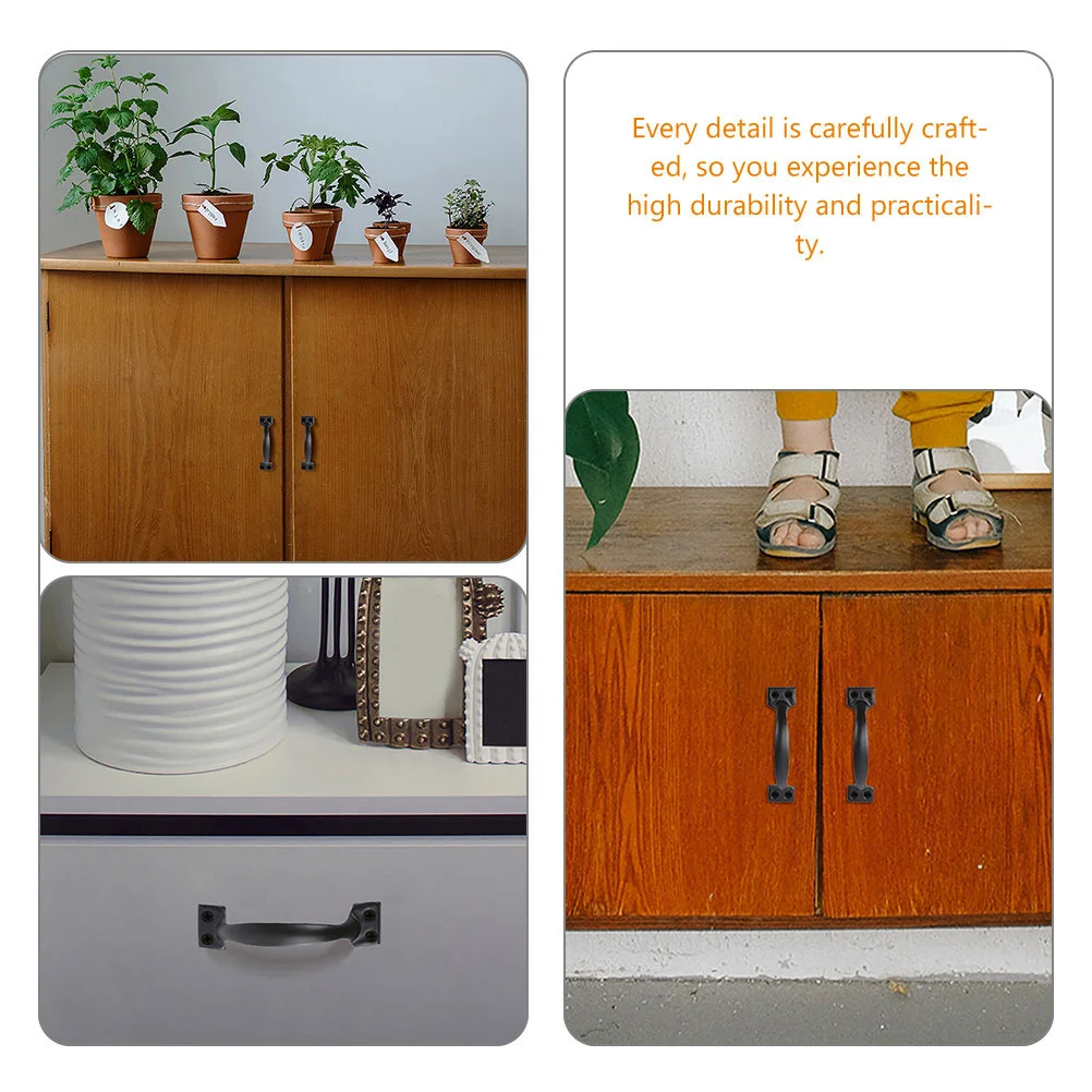 6pcs Vintage Door Handle Iron Cabinet Handle Replacement Furniture Pulls Black Retro Metal Handles For Wardrobe Drawer Dresser
6pcs Vintage Door Handle Iron Cabinet Handle Replacement Furniture Pulls Black Retro Metal Handles For Wardrobe Drawer Dresser