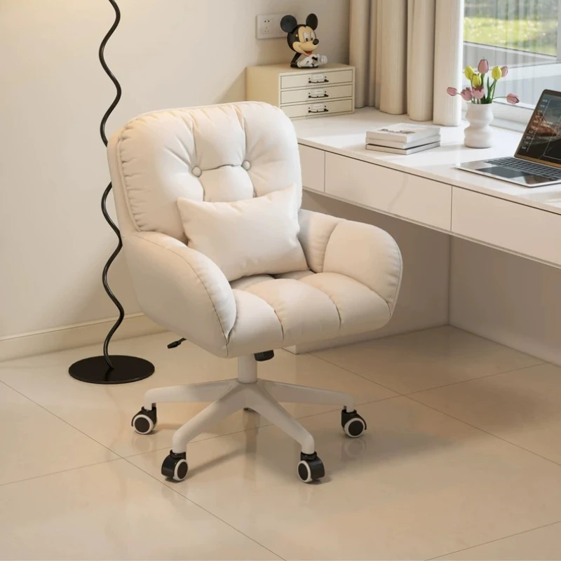 Height Adjustable Swivel PU Leather Computer Chair with Rubber Wood Legs Sponge Filling for Study Room Desk Office Long Sitting
Height Adjustable Swivel PU Leather Computer Chair with Rubber Wood Legs Sponge Filling for Study Room Desk Office Long Sitting