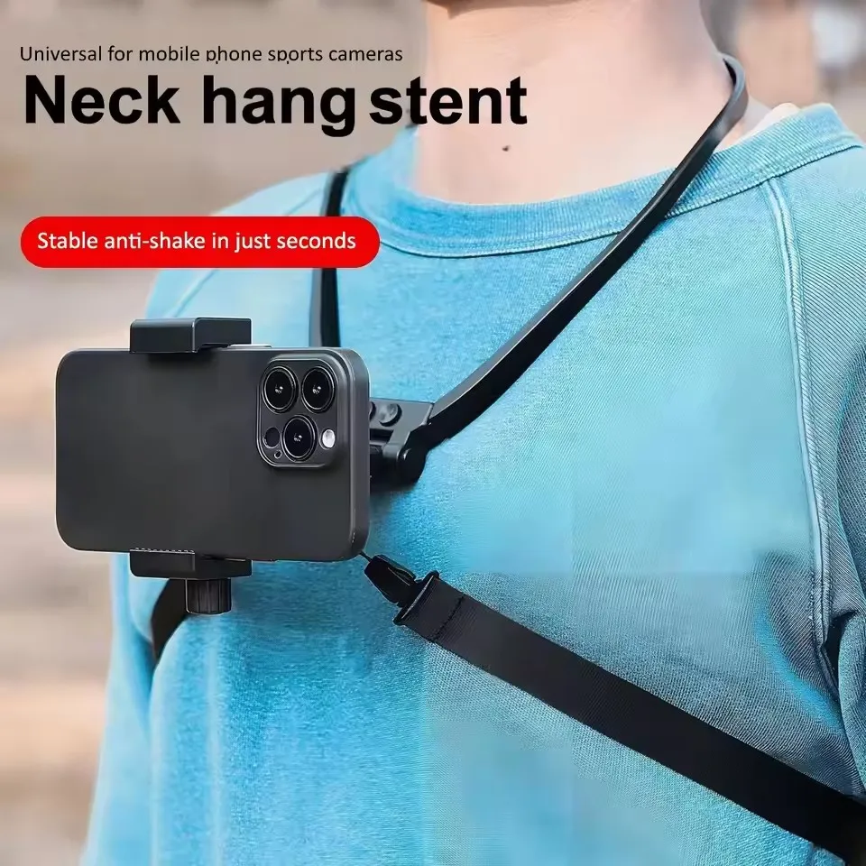 Hands Free Neck Hanging Phone Holder Lazy Stand Universal Wearable Mount for iPhone 15 Pro Max Samsung GoPro Bracket
Hands Free Neck Hanging Phone Holder Lazy Stand Universal Wearable Mount for iPhone 15 Pro Max Samsung GoPro Bracket