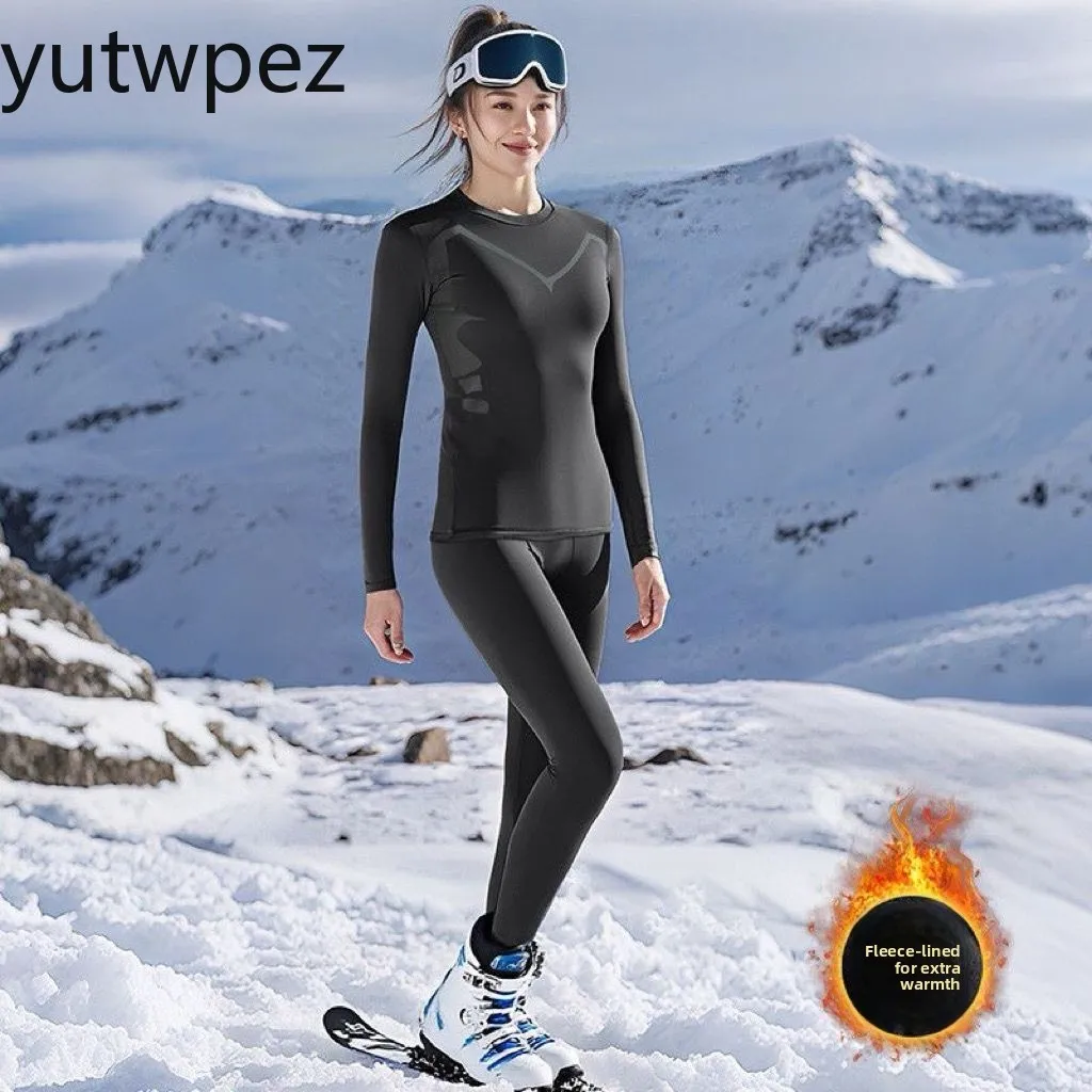 2-piece Tracksuit Ski Thermal Underwear Set Snowboard Tight-fitting Winter Cold Weather Protective Suit Elastic and Breathable
2-piece Tracksuit Ski Thermal Underwear Set Snowboard Tight-fitting Winter Cold Weather Protective Suit Elastic and Breathable