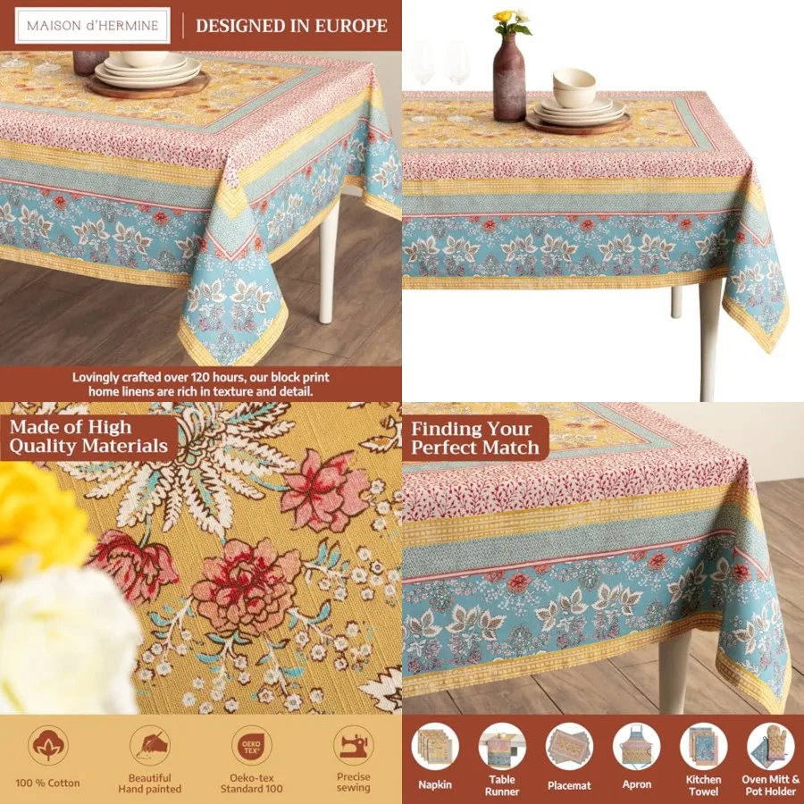 Table Cloth Rectangle Table Cotton 60 x 90 Inch Tablecloth Reusable Decorative for Dining Kitchen Room Farmhouse Party Home Hot
Table Cloth Rectangle Table Cotton 60 x 90 Inch Tablecloth Reusable Decorative for Dining Kitchen Room Farmhouse Party Home Hot