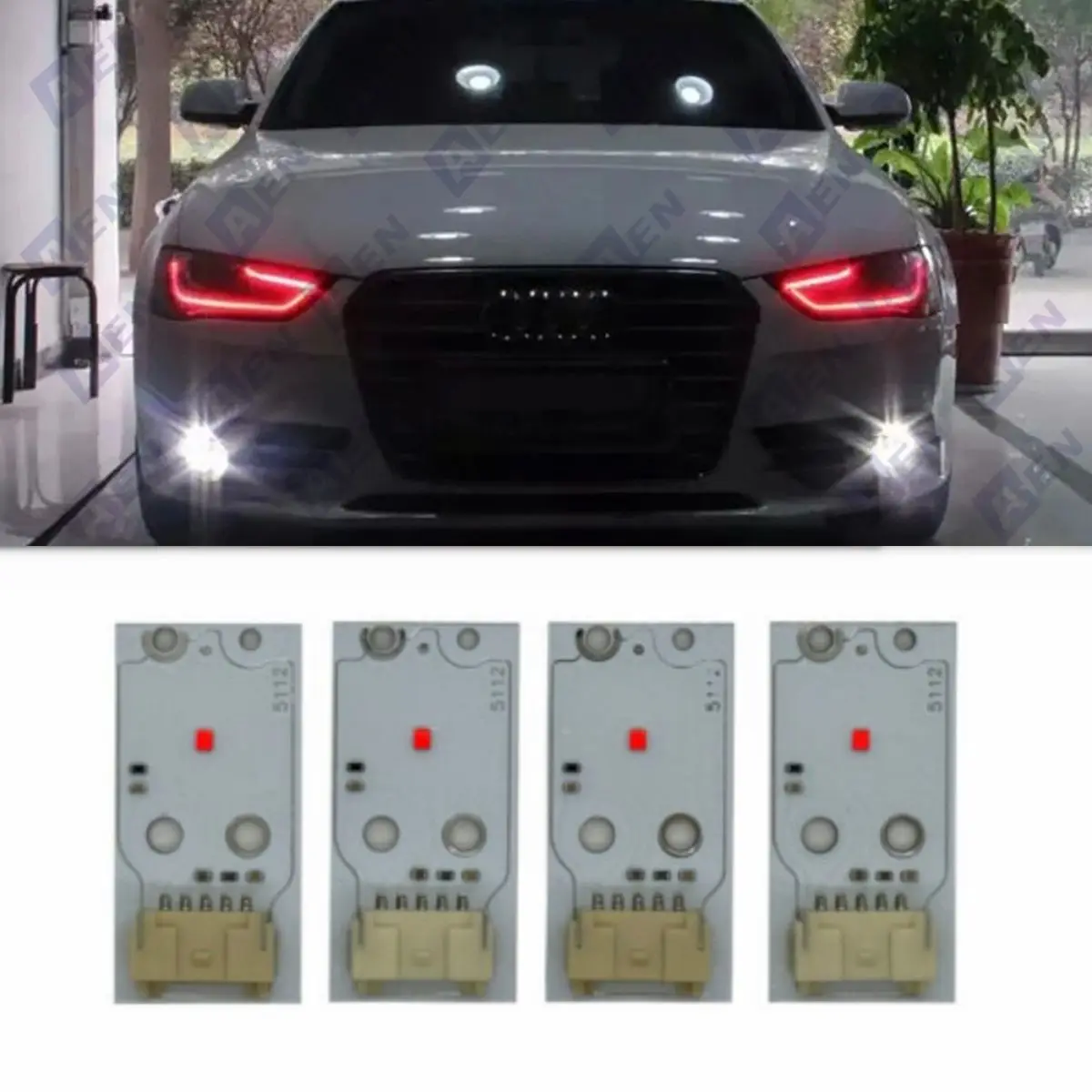 Angel Eye Daytime Running Light DRL LED Boards For Audi A4 S4 B8 2013-2016 Xenon Headlight Red Blue Yellow
Angel Eye Daytime Running Light DRL LED Boards For Audi A4 S4 B8 2013-2016 Xenon Headlight Red Blue Yellow