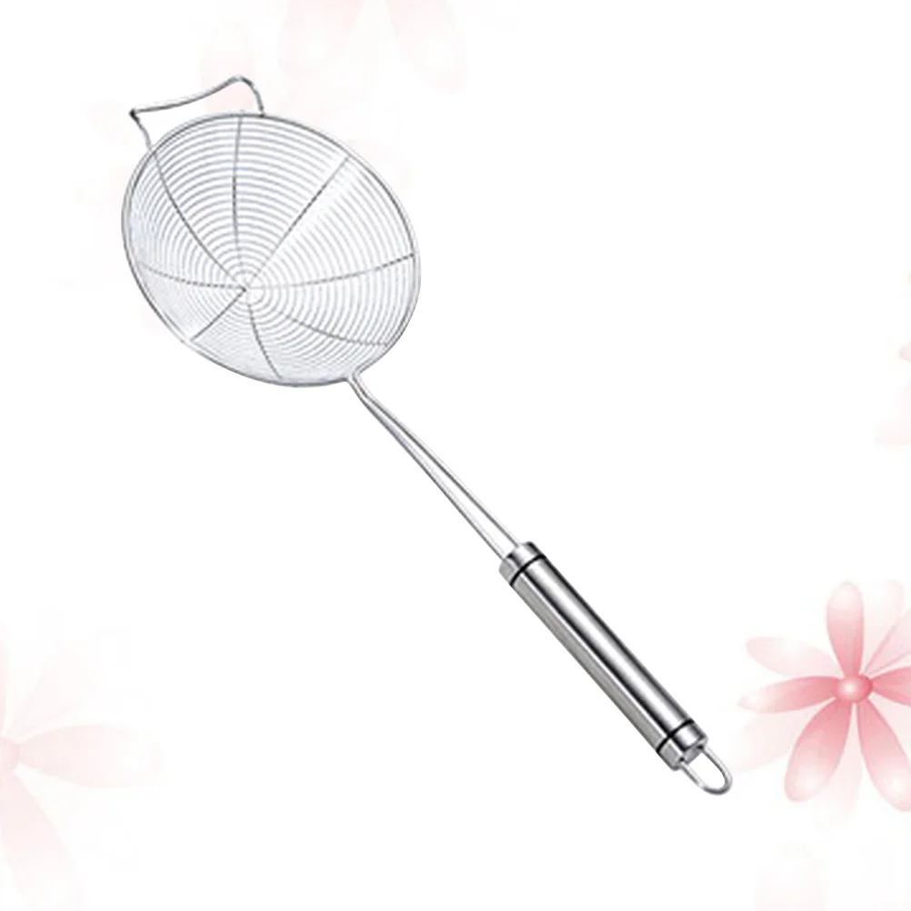 Heavy Duty Stainless Steel Skimmer Spoon Satin Finish Food Grade Metal Fry Oil Mesh Strainer Deep Basket for Boiling Liquids
Heavy Duty Stainless Steel Skimmer Spoon Satin Finish Food Grade Metal Fry Oil Mesh Strainer Deep Basket for Boiling Liquids