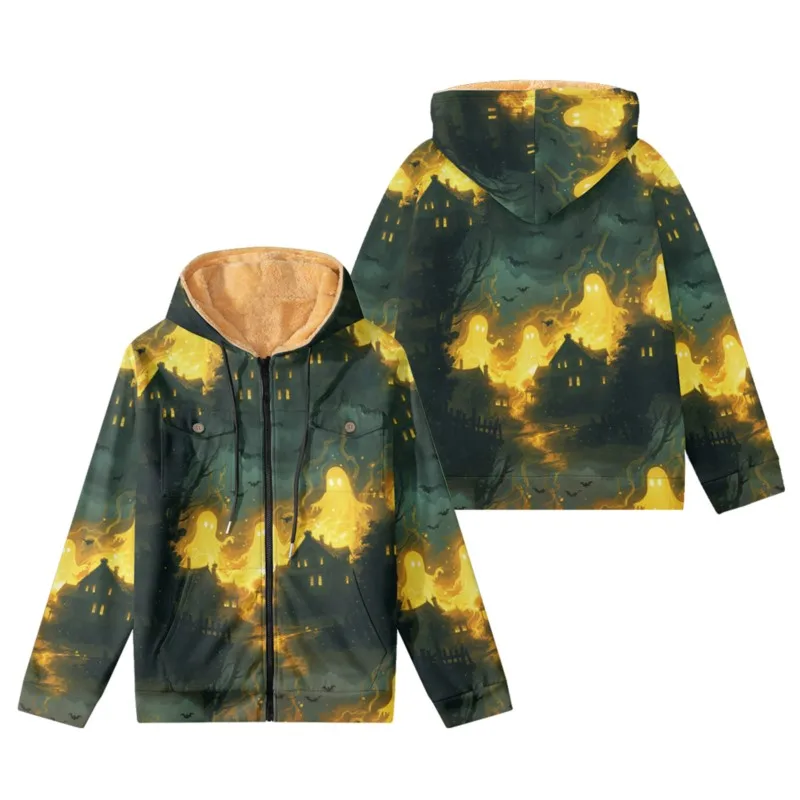 Halloween Ghost Men's Fleece Long Sleeve Zipper Hoodies Men/Women Parkas Coat Jacket Fashion Outerwear Streetwear
Halloween Ghost Men's Fleece Long Sleeve Zipper Hoodies Men/Women Parkas Coat Jacket Fashion Outerwear Streetwear