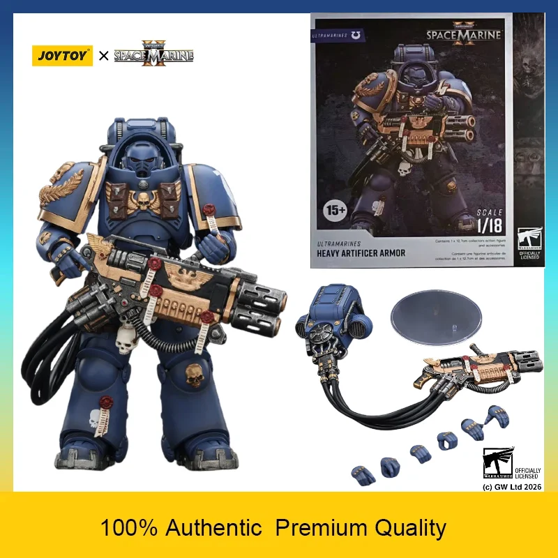 JOYTOY Warhammer 40K Space Marine 2 Co-branded Ultramarines Heavy Artificer Primus Armor Fully Articulated Action Figure 1/18
JOYTOY Warhammer 40K Space Marine 2 Co-branded Ultramarines Heavy Artificer Primus Armor Fully Articulated Action Figure 1/18