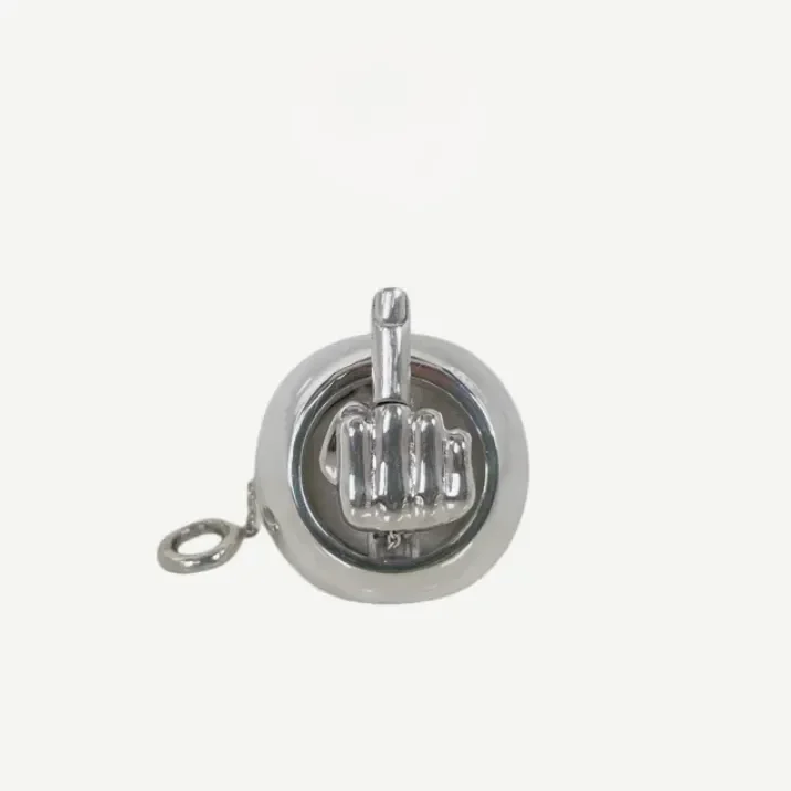 Europe and America Silver White Color Can Turn Off and Open International Gesture Middle Finger Ring Men's Fun Cute Jewelry Ring
Europe and America Silver White Color Can Turn Off and Open International Gesture Middle Finger Ring Men's Fun Cute Jewelry Ring
