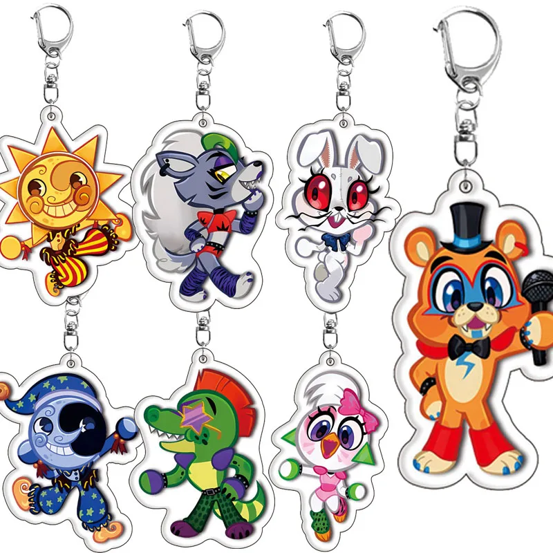 Sundrop FNAF брелок для ключей с растениями, игра, клоун, солнечная кукла, кавайный изысканный студенческий брелок для ключей, сумка, декор, аксессуары, праздничный подарок
Sundrop FNAF брелок для ключей с растениями, игра, клоун, солнечная кукла, кавайный изысканный студенческий брелок для ключей, сумка, декор, аксессуары, праздничный подарок