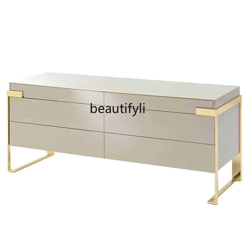 Italian minimalist light luxury entrance cabinet simple post-modern bedroom six drawer storage cabinet small apartment
Italian minimalist light luxury entrance cabinet simple post-modern bedroom six drawer storage cabinet small apartment