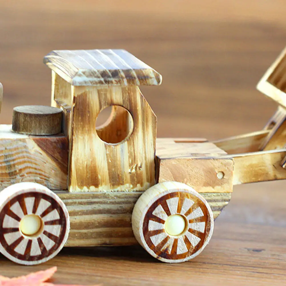 Wooden Pushdozer Construction Vehicle Educational Plaything for Kids Realistic Design Fine Craftsmanship Desktop Adornment
Wooden Pushdozer Construction Vehicle Educational Plaything for Kids Realistic Design Fine Craftsmanship Desktop Adornment